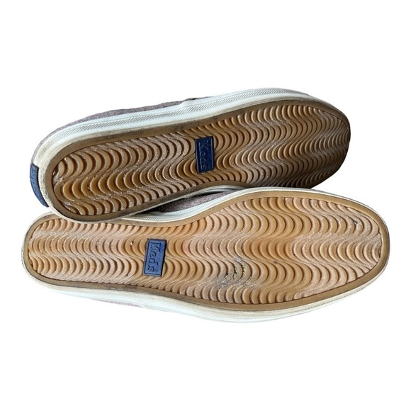 Keds Women’s Tan Wool Blend Fair Isle Cushioned Slip On Laceless Sneakers, Sz 8 - Picture 8 of 9